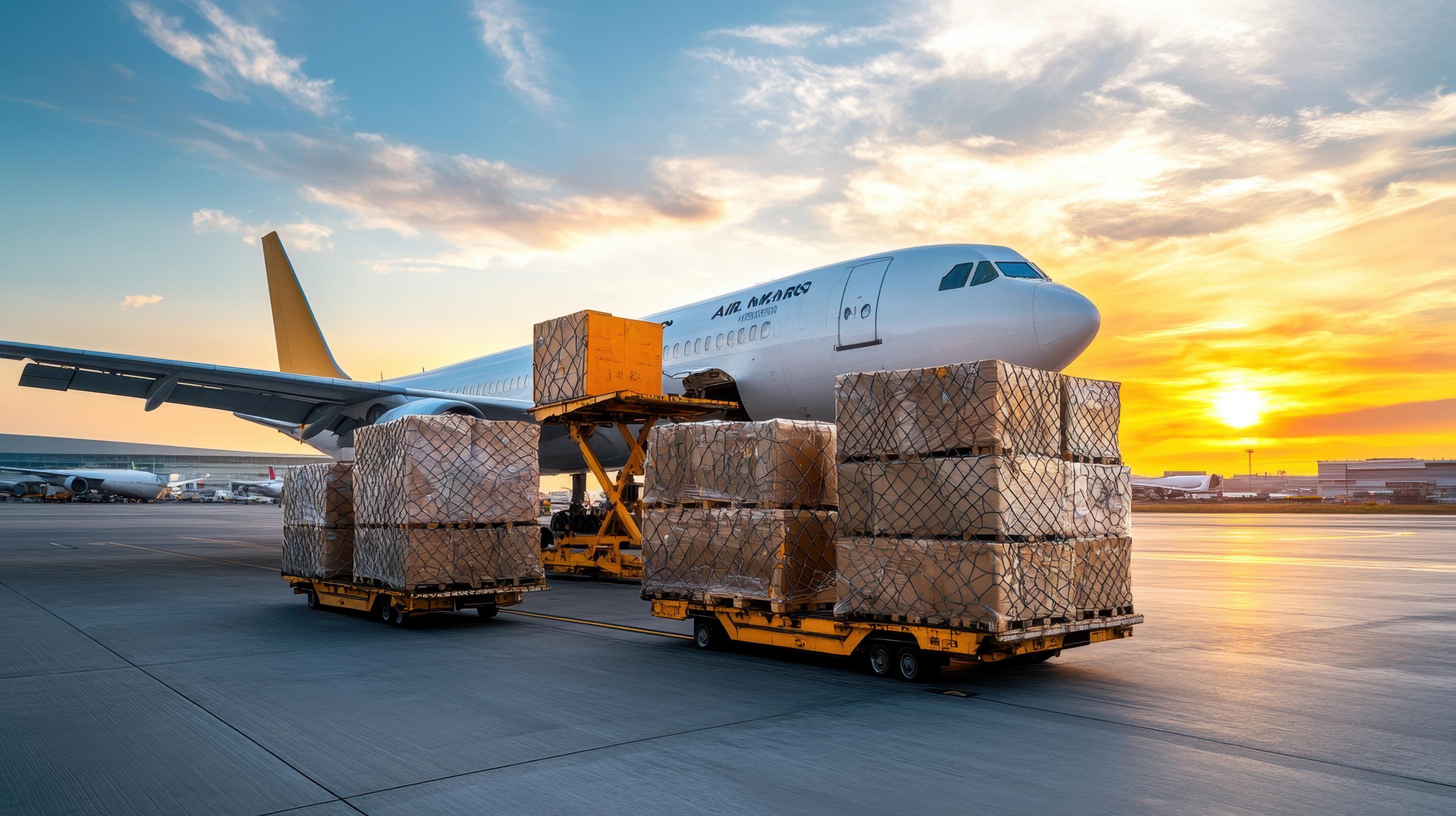 air freight operations sunset