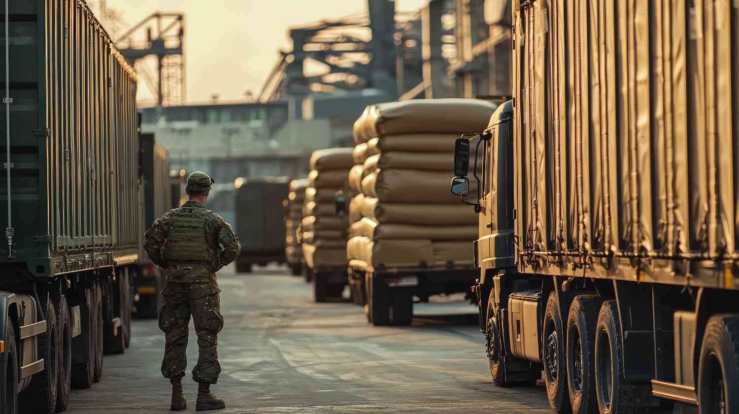 military logistics operation resize