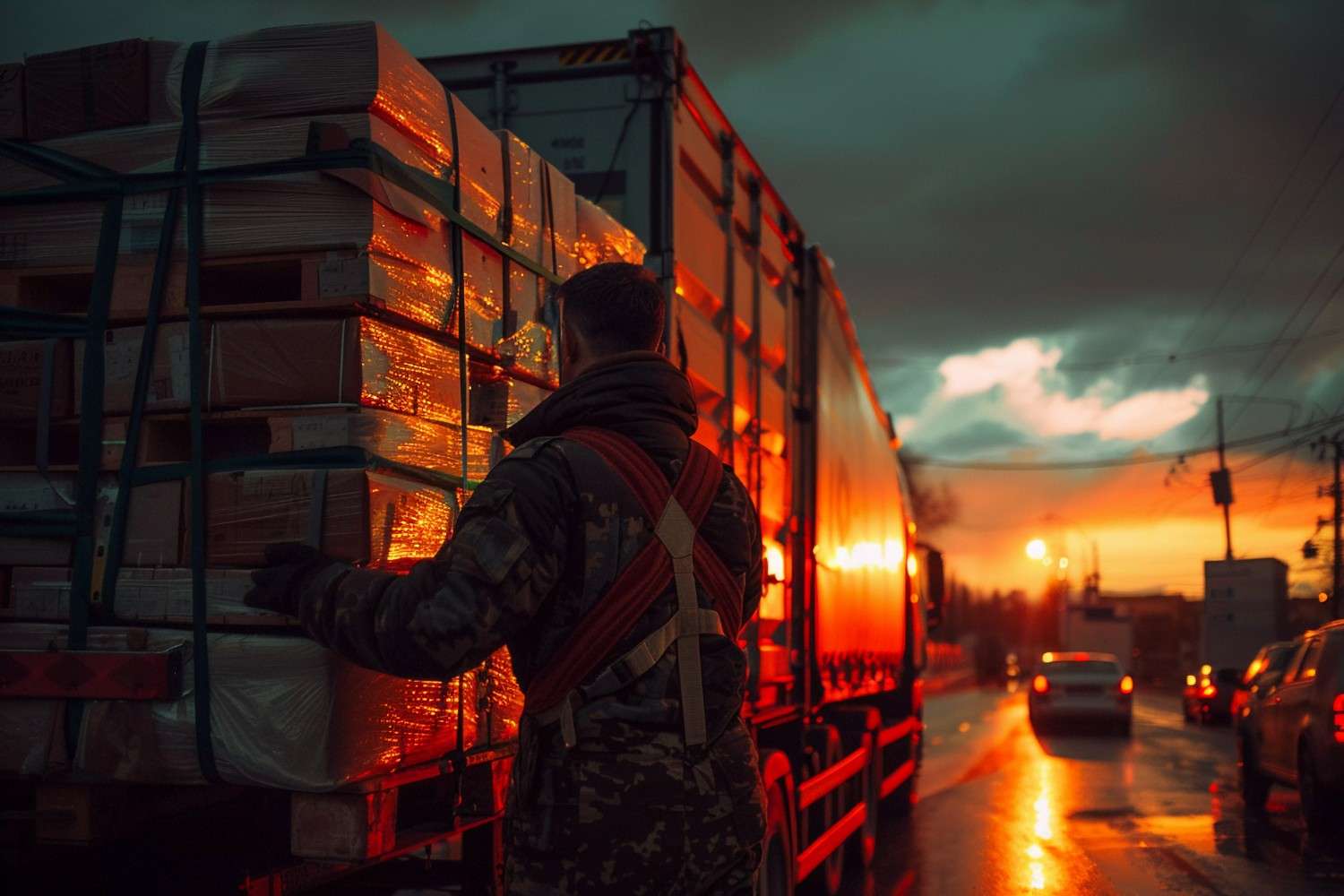 truck logistics operations dusk resize