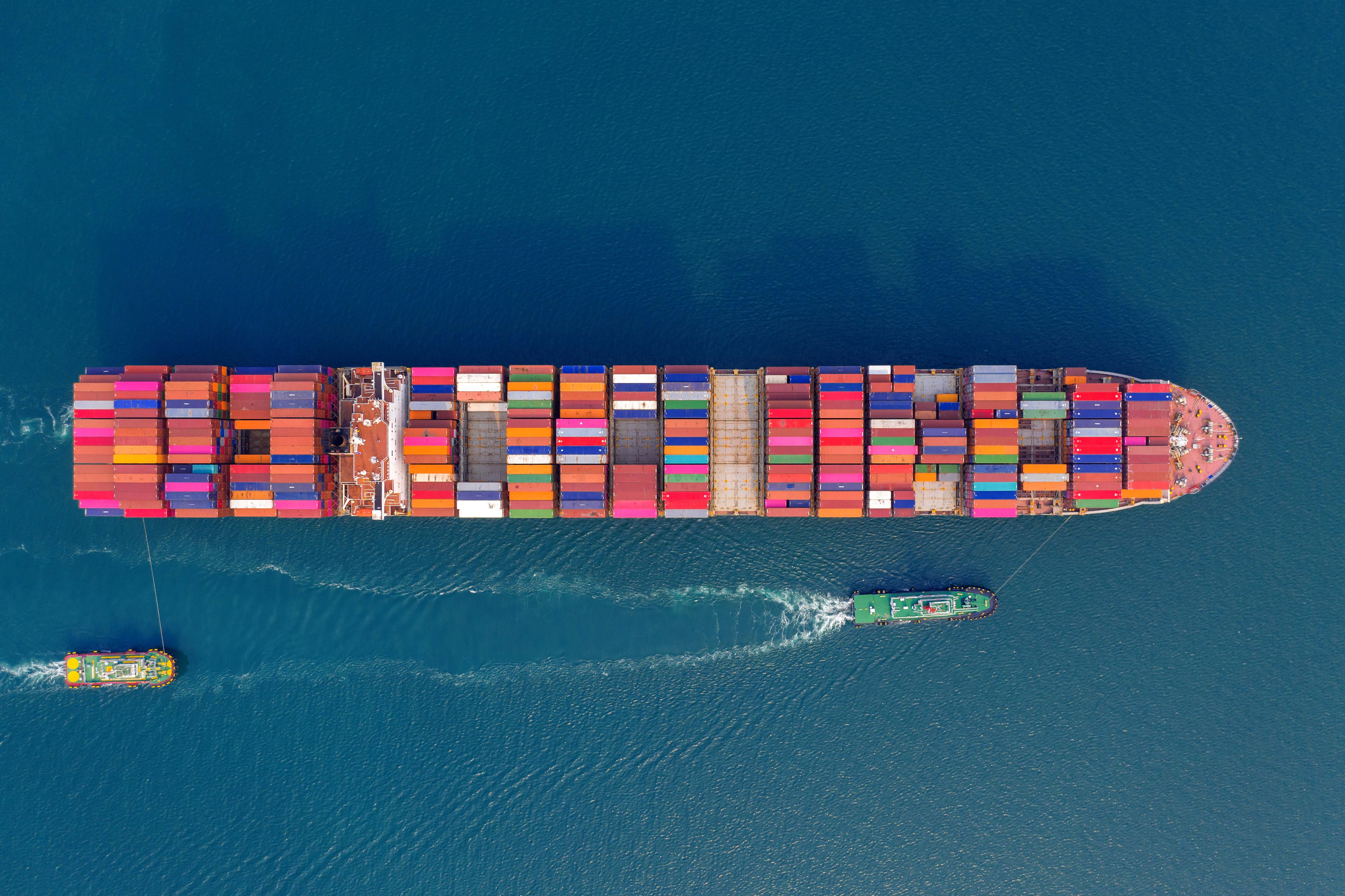 aerial view container cargo ship sea.jpg aerial view container cargo ship sea.jpg