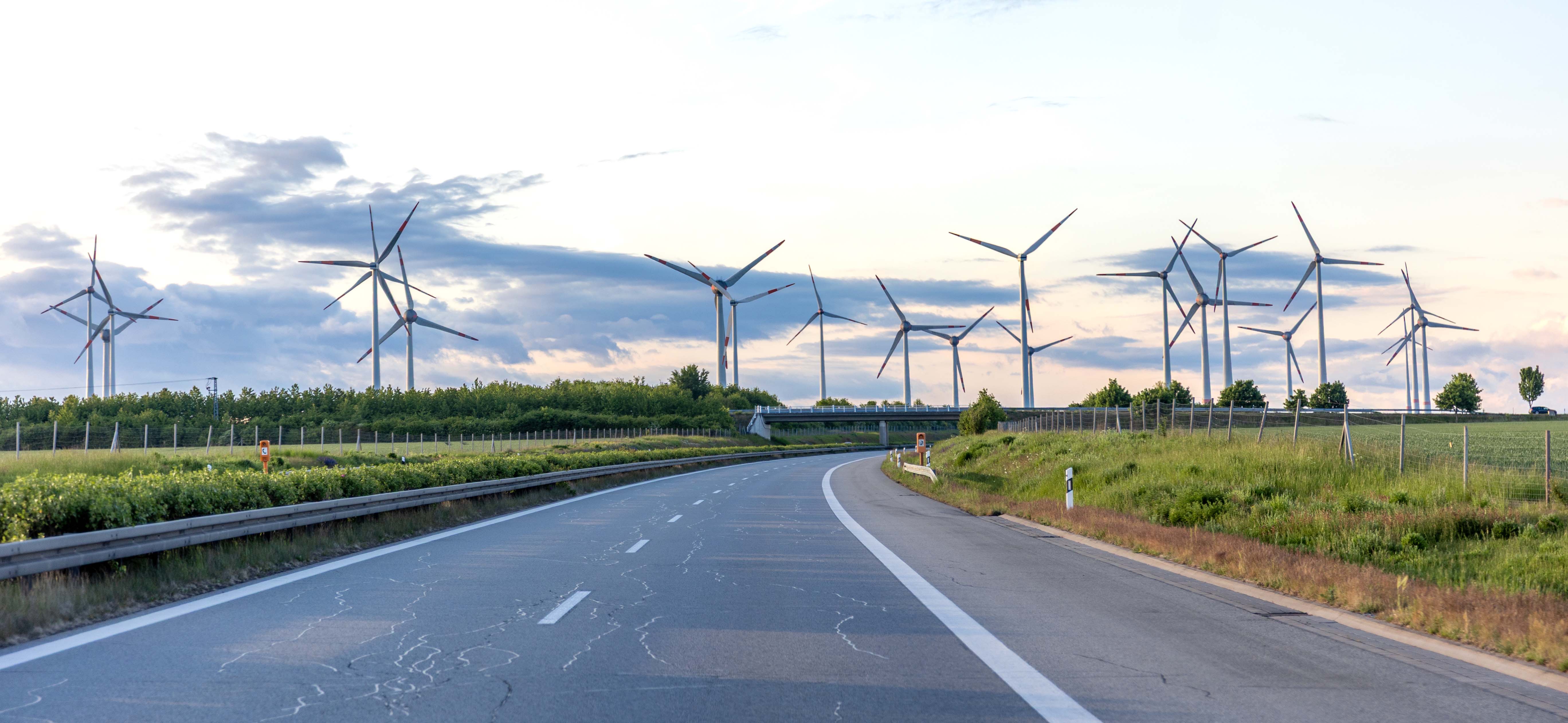 highway wind farm clean energy sustainable future highway wind farm clean energy sustainable future