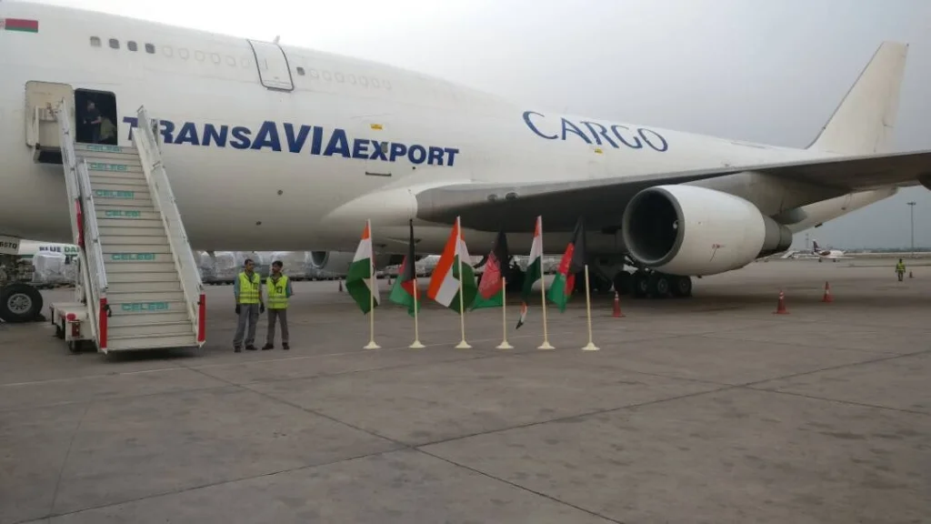 Happy to welcome the first Air Freight Corridor flight from Kabul 1024x576